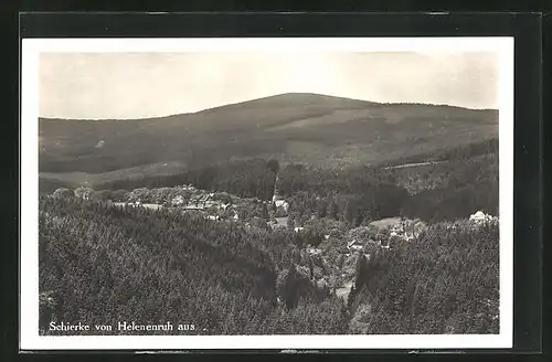 AK Schierke, Ortsansicht von Helenenruh aus