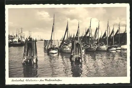 AK Nordseebad Cuxhaven, Boote im Fischereihafen