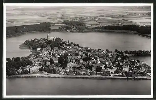 AK Ratzeburg in Lbg., Gesamtansicht vom Flugzeug aus