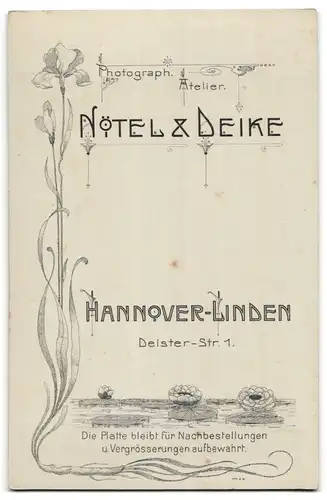 Fotografie Nötel & Deike, Hannover, Deisterstrasse 1, Herr mit Schnauzbart