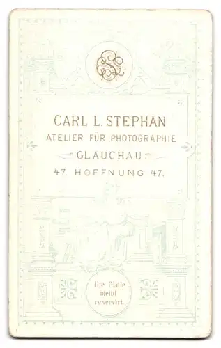 Fotografie Carl L. Stephan, Glauchau, Hoffnung 47, Portrait junger Mann in modischer Kleidung