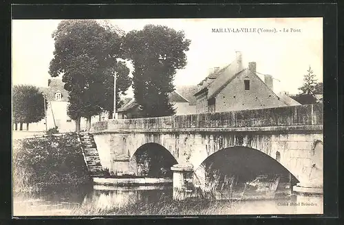 AK Mailly-la-Ville, Le Pont