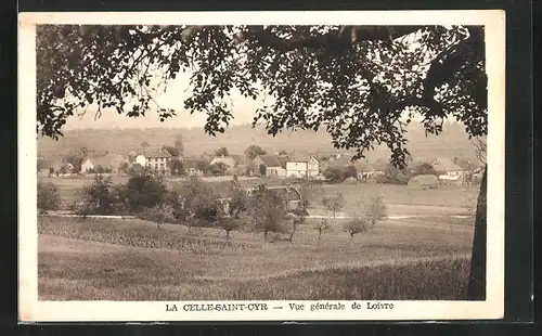 AK La Celle-Saint-Cyr, Vue générale de Loivre