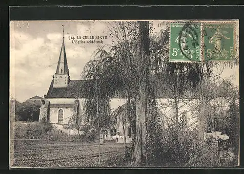 AK La Celle-Saint-Cyr, L`Eglise côté sud