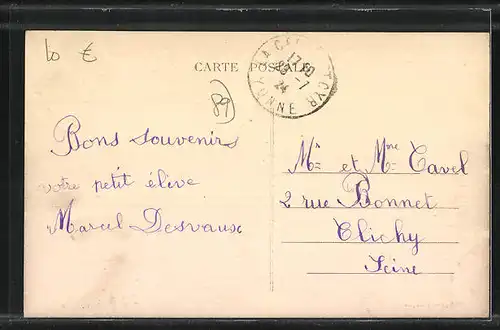 AK La Celle-Saint-Cyr, Un Coin de la Celle