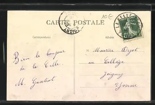 AK La Celle-Saint-Cyr, Vue Générale