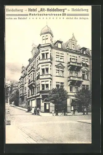 AK Heidelberg, Hotel Alt-Heidelberg, Rohrbacherstrasse 29