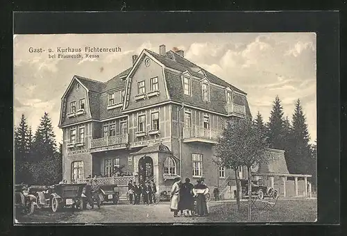 AK Fraureuth /Reuss, Gast- und Kurhaus Fichtenreuth
