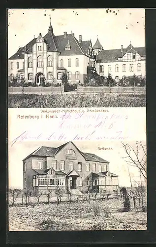 AK Rotenburg i. Hann., Bethesda, Diakonissen-Mutterhaus und Krankenhaus
