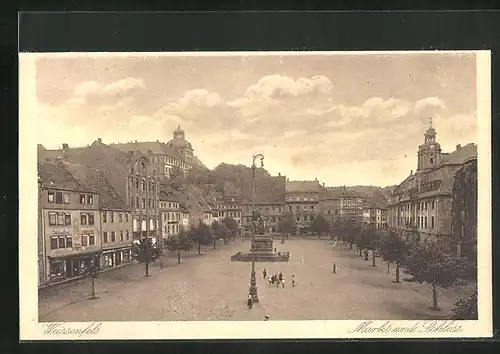 AK Weissenfels, Markt und Schloss