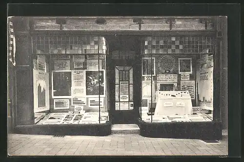 AK Blankenburg a. H., Schaufensterausstellung gegen den Missbrauch geistiger Getränke