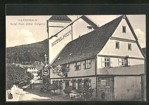 AK Herrenalb, Hotel Post