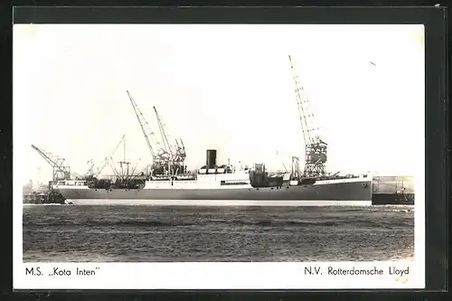 AK M. S. Kota Inten - N. V. Rotterdamsche Lloyd - Handelsschiff