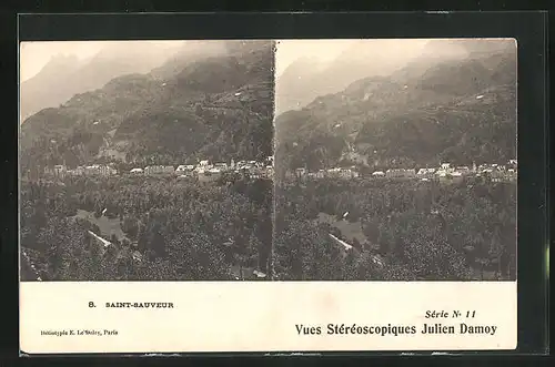 Stereo-AK Saint-Sauveur, Totalansicht