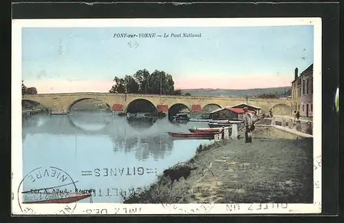 AK Pont-sur-Yonne, Le Pont National