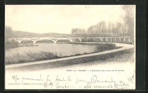 AK Pont-sur-Yonne, L`Aqueduc des eaux de la Vanne