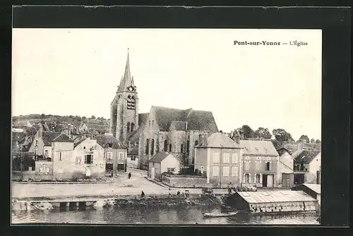 AK Pont-sur-Yonne, L`Église