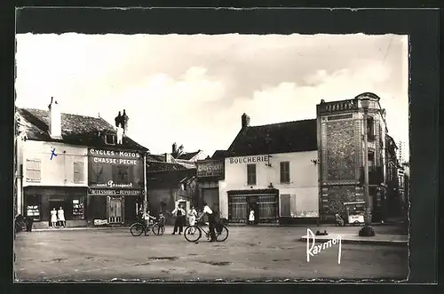 AK Pont-sur-Yonne, Place E.-Petit