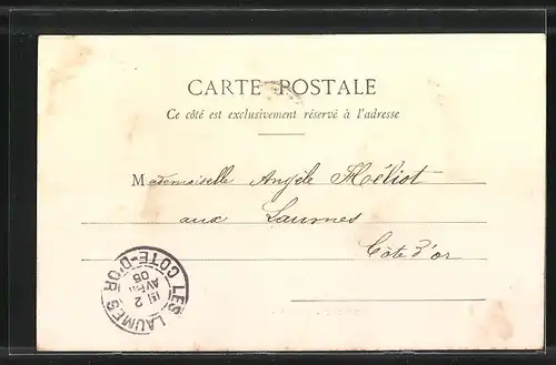 AK Tanlay, Allée et Entrée du Château