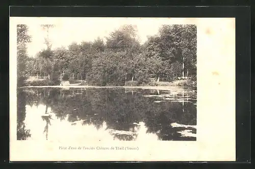 AK Theil-sur-Vanne, Pièce d`eau de l`ancien Château