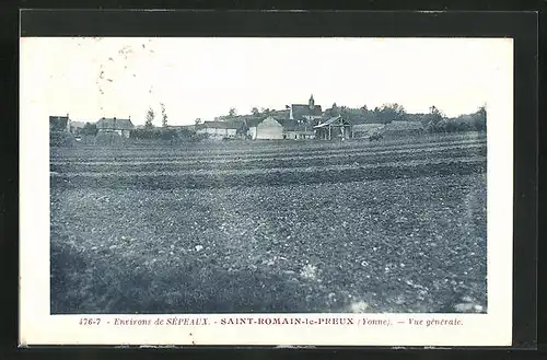 AK Saint-Romain-le-Preux, Vue générale