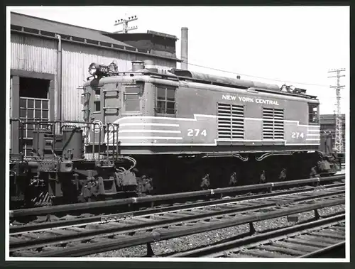 Fotografie Eisenbahn USA, Triebwagen Nr. 274 der New York Central Railways