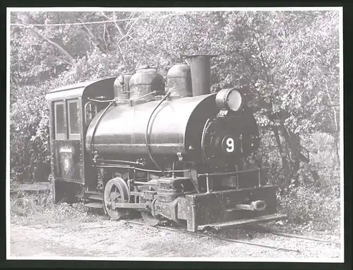 Fotografie Eisenbahn USA, Anaconda Railway, Kleinbahn Dampflok Nr. 9