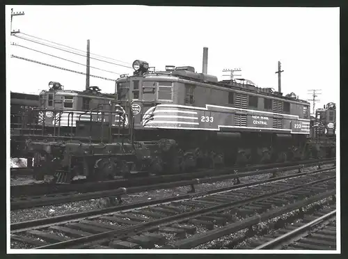 Fotografie Eisenbahn USA, Diesel-Triebwagen Nr. 233 der New York Central Railroad