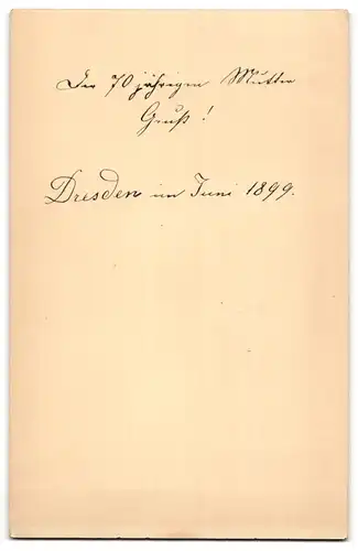 Fotografie Th. Kirsten, Dresden, Bautznerstrasse 12, Betagte Dame im Sonntagskleid