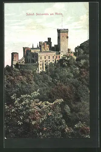 AK Schloss Stolzenfels am Rhein