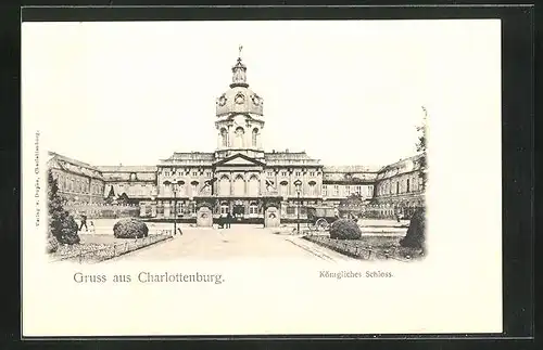 AK Berlin-Charlottenburg, Königliches Schloss
