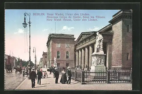 AK Berlin, Neue Wache, Unter den Linden