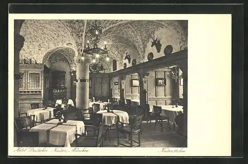 AK München, Hotel Deutscher Kaiser, Kaiserstuben