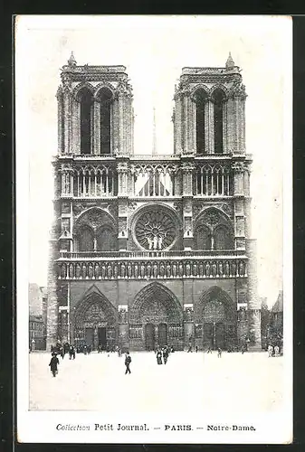 AK Paris, Cathédrale Notre-Dame