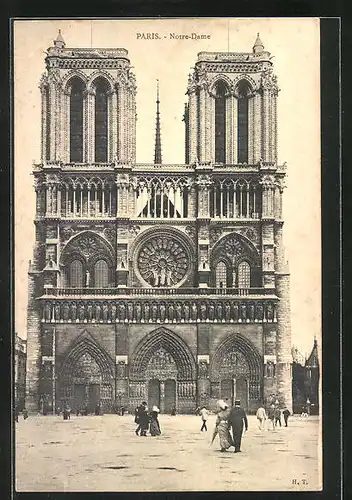 AK Paris, Cathédrale Notre-Dame