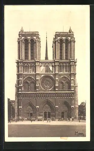 AK Paris, Cathédrale Notre-Dame