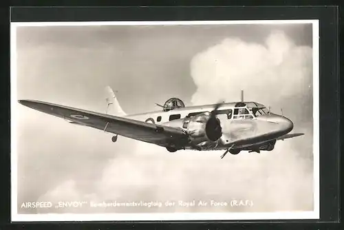 AK Airspeed Envoy, Bomber der Royal Air Force, Flugzeug