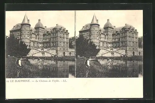 Stereo-AK Le Dauphiné, Le Château de Vizille