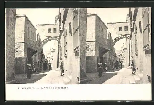 Stereo-AK Jérusalem, L`Arc de l`Ecce-Homo