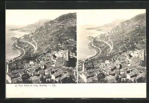 Stereo-AK Vue vers le Cap Martin