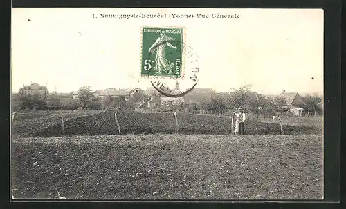 AK Sauvigny-le-Beuréal, Vue Générale