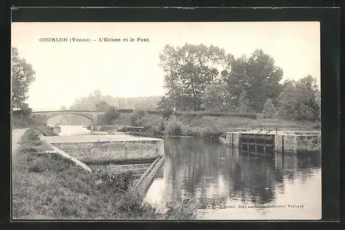 AK Courlon, L`Ecluse et la Pont