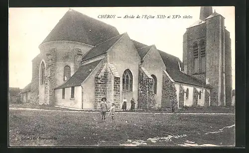 AK Chéroy, Abside de l`Eglise