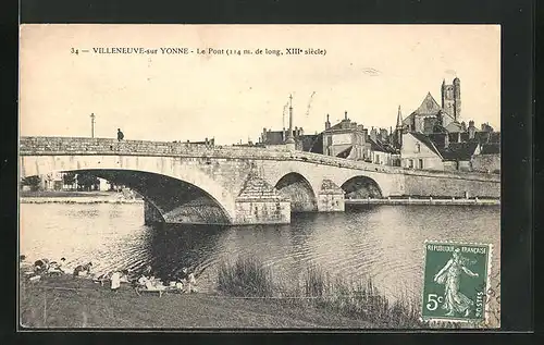 AK Villeneuve-Sur-Yonne, Le Pont