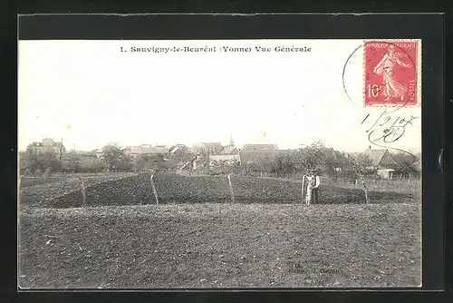 AK Sauvigny-le-Beuréal, Vue Générale