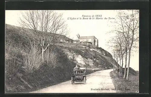 AK St-Martin-du-Tertre, L`Eglise et la Route