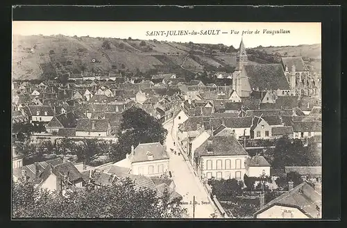 AK Saint-Julien-du-Sault, Vue prise de Vauguillain