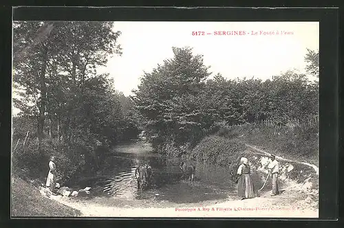 AK Sergines, Le Fossé à l`eau