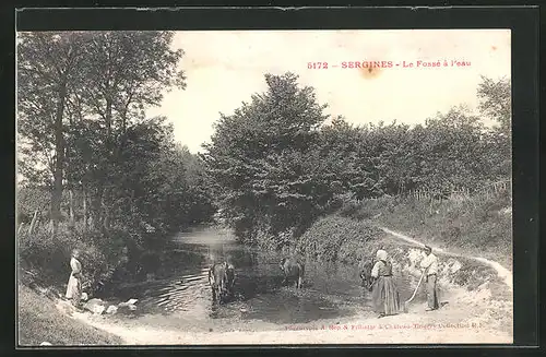 AK Sergines, Le Fossé à l`eau