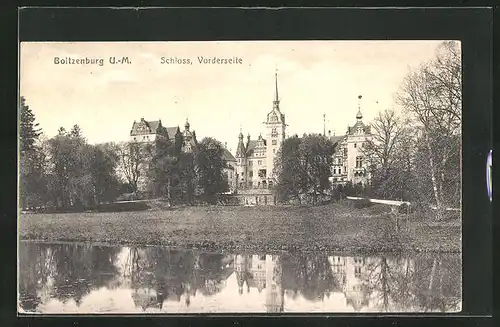 AK Boitzenburg /U.-M., Schloss, Vorderseite